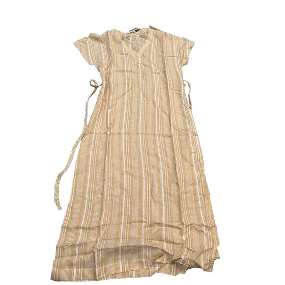 Marine Layer Dresses & Skirts - Marine Layer Bali Tunic Dress Gold Shadowy Stripe Size XS